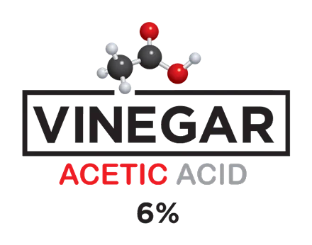 Vinegar 6% Acetic Acid brand badge
