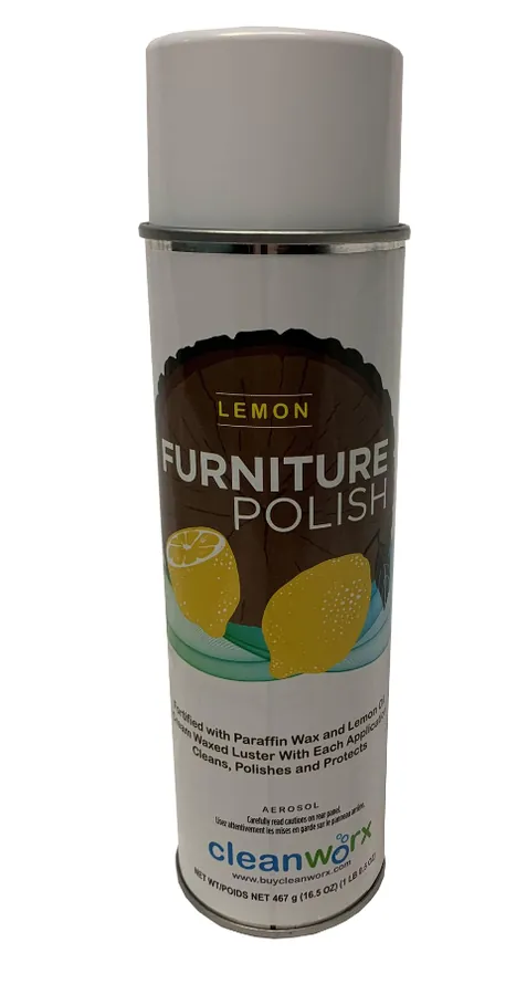 Lemon Furniture Polish aerosol can
